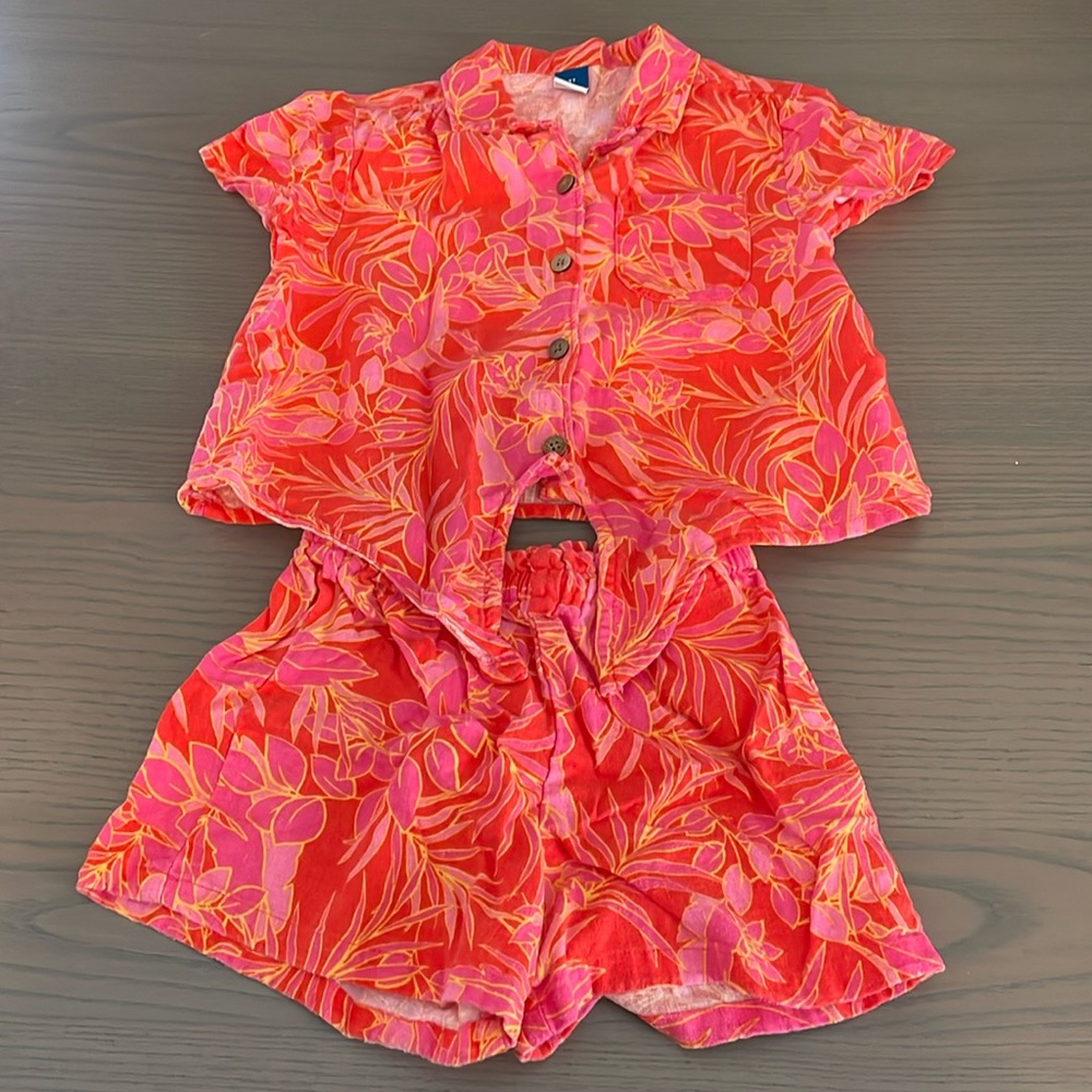 Tropical toddler outfit